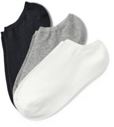 Tchibo - 3 pár bokazokni - nő - méret 35-38 - fekete