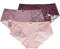 Tchibo - 3 db női magas derekú alsó - nő - méret S 36/38 - rózsaszín