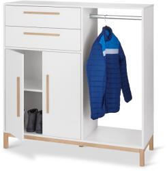 Tchibo - Komód /Eklund ruhasínnel - fehér