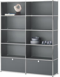 Tchibo - /Cn3 polc 2 ajtóval - szürke