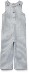 Tchibo - Szövet kantáros nadrág gyerekeknek - kisgyerek - méret 74/80 - kék/csíkos