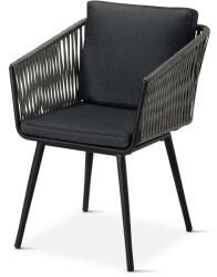 Tchibo - Textilhálós étkezőszék - fekete