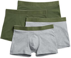 Tchibo - 4 férfi boxeralsó, zöld/szürke