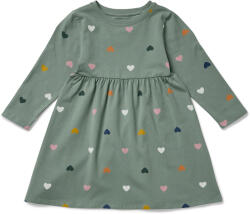 Tchibo - Gyerek jersey ruha - lány - méret 122/128 - zöld