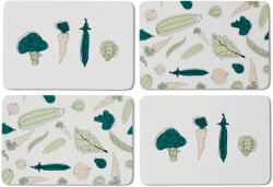 Tchibo - 4 vágódeszka - fehér