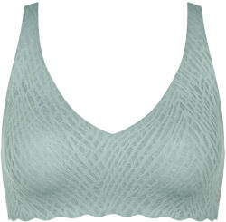 Sloggi Zero Feel Bliss puha melltartó - nő - méret XL - kék/jacquard
