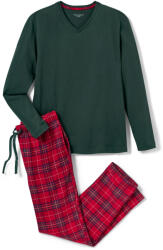 Tchibo - Pizsama flanelnadrággal - férfi - méret XL 56/58 - kék/kockás