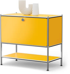 Tchibo - /Cn3 fém komód 1 lenyíló ajtóval - sárga