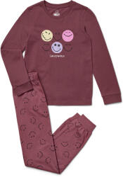 Tchibo - Smileyworld® gyerekpizsama - lány - méret 122/128 - fekete/mintás