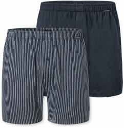 Schiesser 2 Schiesser jersey boxeralsó - férfi - méret S/4 - kék/csíkos