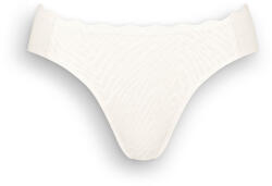 Sloggi Zero Feel Bliss High leg alsó - nő - méret L - fehér/jacquard