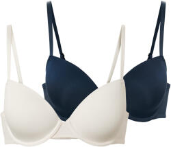 Tchibo - 2 női kosaras melltartó - nő - méret 80C - kék