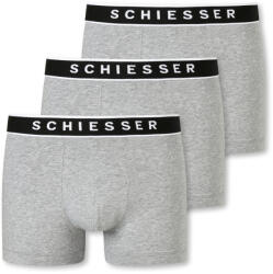 Schiesser 3 Schiesser boxeralsó biopamuttal - férfi - méret M/5 - szürke