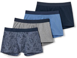 Tchibo - 4 boxeralsó - férfi - méret L/6 - kék/paisley