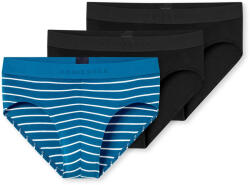 Schiesser 3 Schiesser Rio alsó - férfi - méret Xxl/8 - kék/csíkos