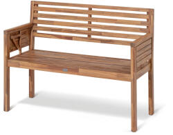 Tchibo - /Lenja kerti pad kihajtható kartámlákkal - barna