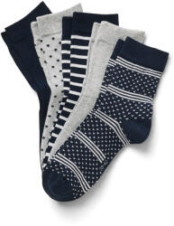 Tchibo - 5 pár zokni - nő - méret 35-38 - kék