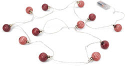 Tchibo - LED gömbös fényfüzér - piros