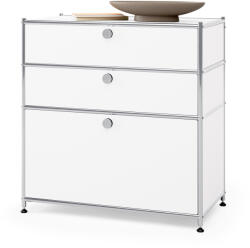 Tchibo - /Cn3 fém komód 3 fiókkal - fehér