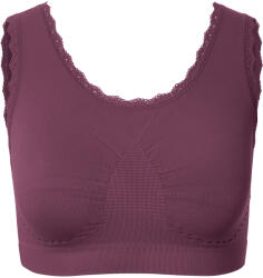 Tchibo - Női seamless bustier melltartó, burgundi