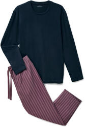 Tchibo - Szövött nadrágos pizsama - férfi - méret XXL 60/62 - kék/csíkos