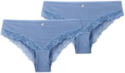 Tchibo - 2 női brazil alsó szettben - nő - méret L 44/46 - kék/csíkos