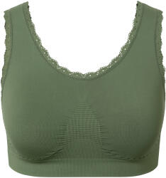 Tchibo - Női seamless bustier melltartó, olívazöld