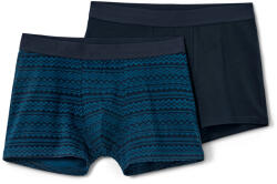 Tchibo - 2 boxeralsó - férfi - méret L/6 - kék/mintás