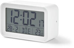Tchibo - LCD ébresztőóra - fehér