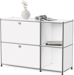 Tchibo - /Cn3 fém komód 2 lenyíló ajtóval - szürke - tchibo - 199 995 Ft