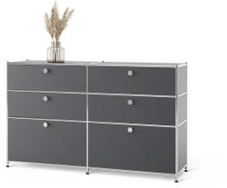 Tchibo - /Cn3 fém komód 6 fiókkal - szürke - tchibo - 399 995 Ft