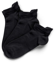 Tchibo - 3 pár funkcionális sportzokni - uniszex - méret 35-38 - fekete