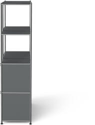 Tchibo - Fémpolc /Cn3 4 lenyíló ajtóval - szürke - tchibo - 339 995 Ft