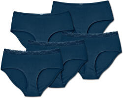 Tchibo - 5 női magas derekú alsó szettben - nő - méret XXL 52/54 - kék