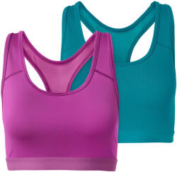 Tchibo - 2 sportmelltartó - nő - méret L 44/46 - türkiz