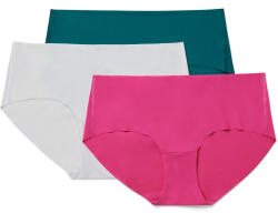 Tchibo - 3 női magas derekú Magic Cut alsó - nő - méret L 44/46 - fehér