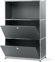 Tchibo - Fémpolc /Cn3 2 lenyíló ajtóval - szürke