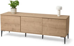 Tchibo - Lamellás hatású /Reet alacsony komód - barna - tchibo - 149 995 Ft