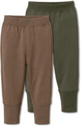 Tchibo - 2 kisgyerek szabadidőnadrág szettben - újszülött - méret 50/56 - zöld
