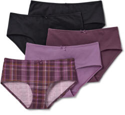 Tchibo - 5 db női magas derekú alsó - nő - méret S 36/38 - fekete