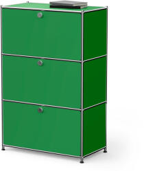 Tchibo - /Cn3 fém komód 3 lenyíló ajtóval - zöld