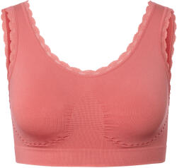 Tchibo - Női seamless bustier melltartó, barackszínű
