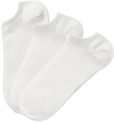 Tchibo - 3 pár férfi bokazokni - férfi - méret 44-46 - fehér