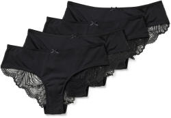 Tchibo - 4 db női brazil alsó - nő - méret L 44/46 - fekete