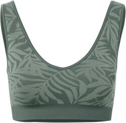 Tchibo - Női seamless bustier sportmelltartó - nő - méret S 36/38 - zöld/jacquard