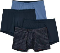 Tchibo - 4 férfi mikroszálas boxeralsó - férfi - méret M/5 - kék/mintás