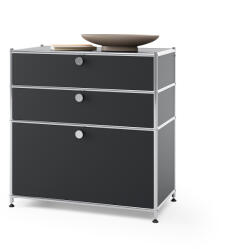 Tchibo - /Cn3 fém komód 3 fiókkal - fekete
