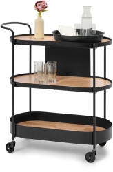 Tchibo - Zsúrkocsi tálcával - fekete