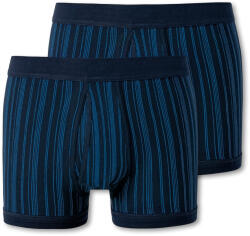 Schiesser 2 finoman bordázott Schiesser sort - férfi - méret Xl/7 - kék