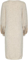 Tchibo - Flitteres kötött ruha - nő - méret XS 32/34 - bézs